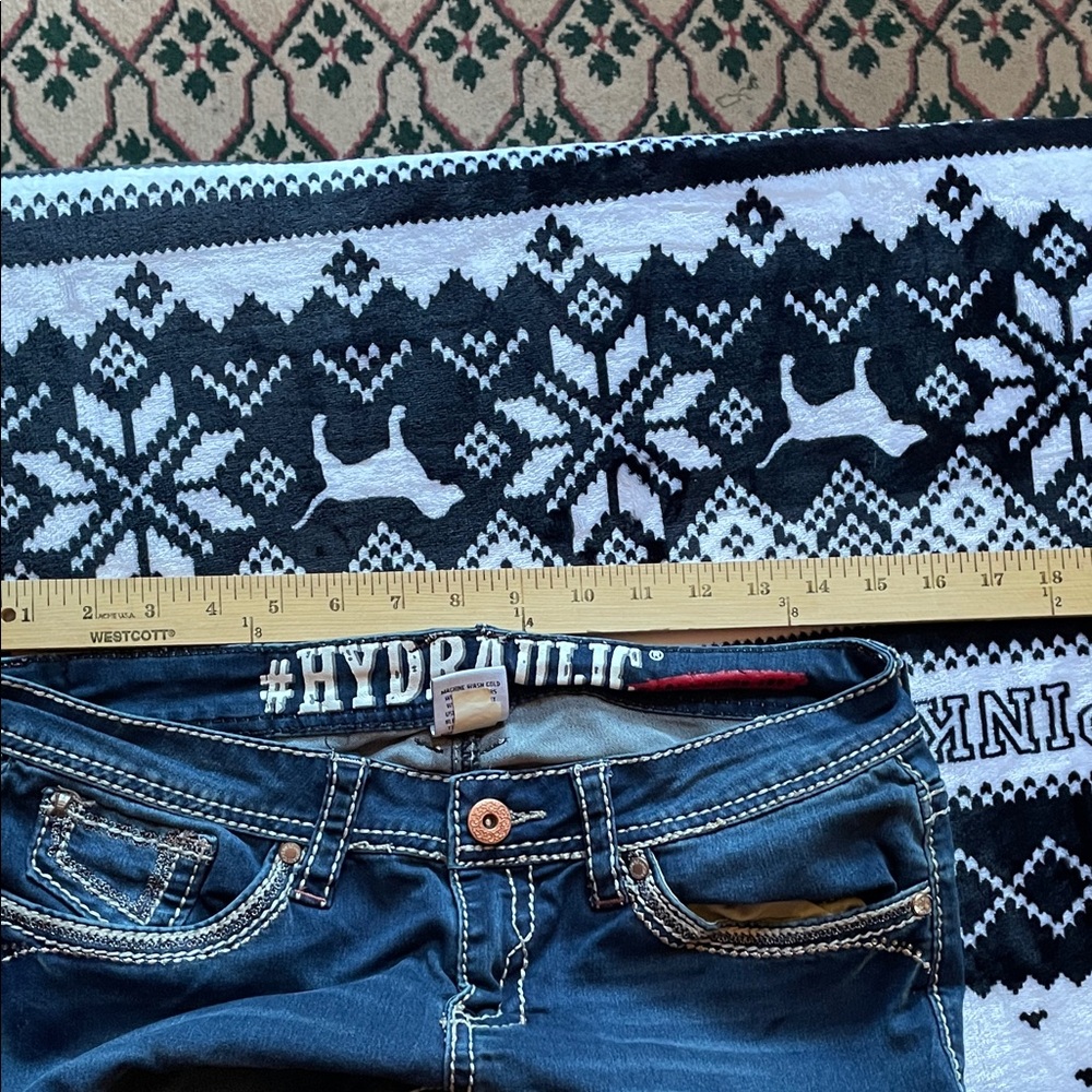 Hydraulic Women's Dark Blue Boot Cut Jeans - Picture 7 of 10